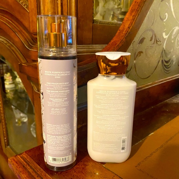 Bath & Body Works White Pumpkin & Chai Fragrance Set - Picture 2 of 2